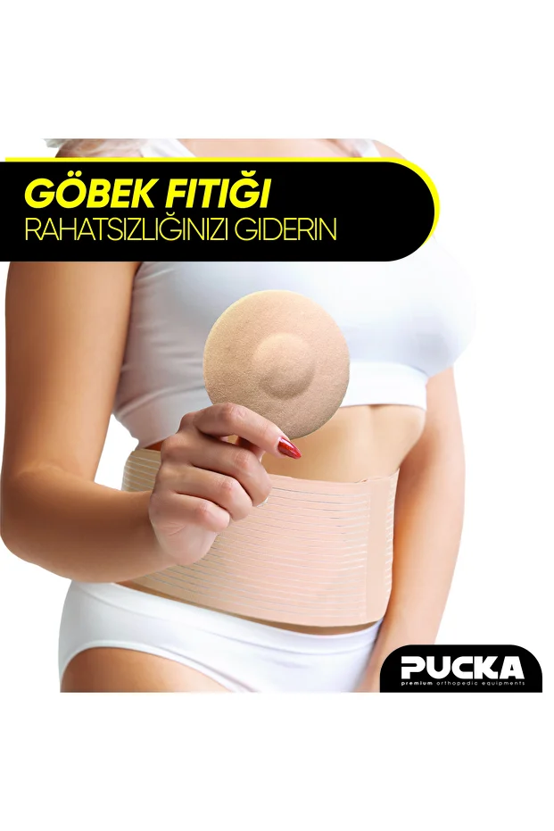 Göbek Fıtığı Korsesi - Premium Destek Pedi - Nefes Alabilir Esnek Kumaş